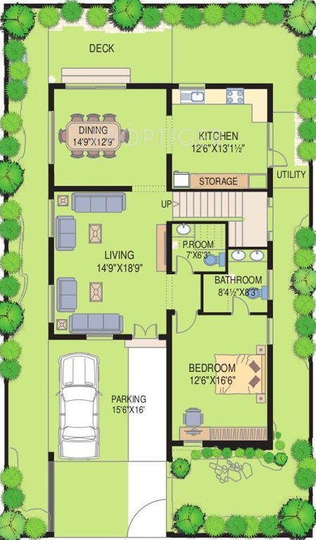 Tudor Ken (3BHK+3T (3,250 sq ft)   Pooja Room 3250 sq ft)