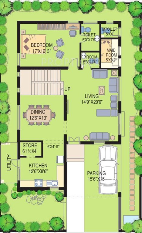 Tudor Ken (4BHK+4T (4,100 sq ft)   Servant Room 4100 sq ft)