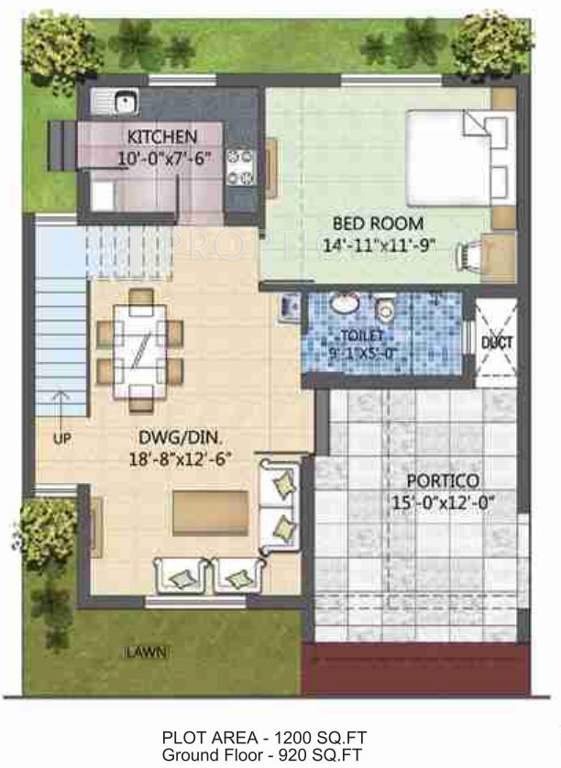 Panda Gatikrushna Green Villas (3BHK+3T (1,905 sq ft) 1905 sq ft)
