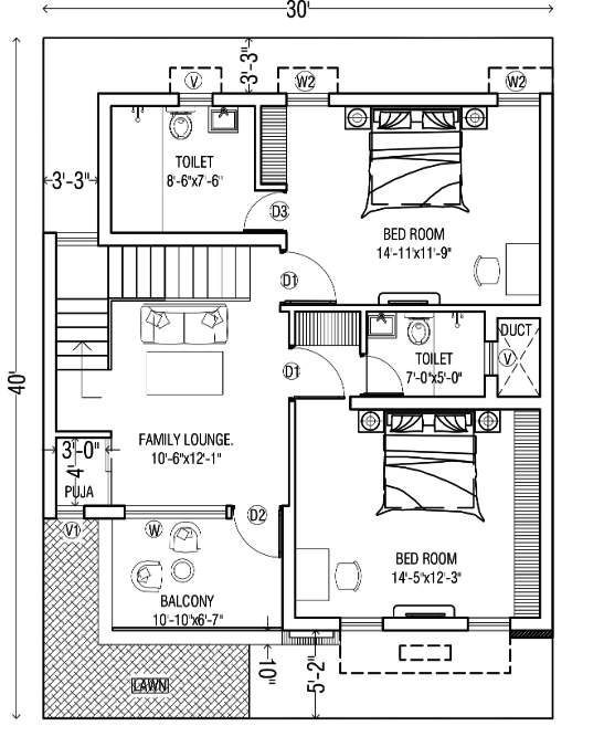 panda gatikrushna green villa Floor Plan First Floor Plan