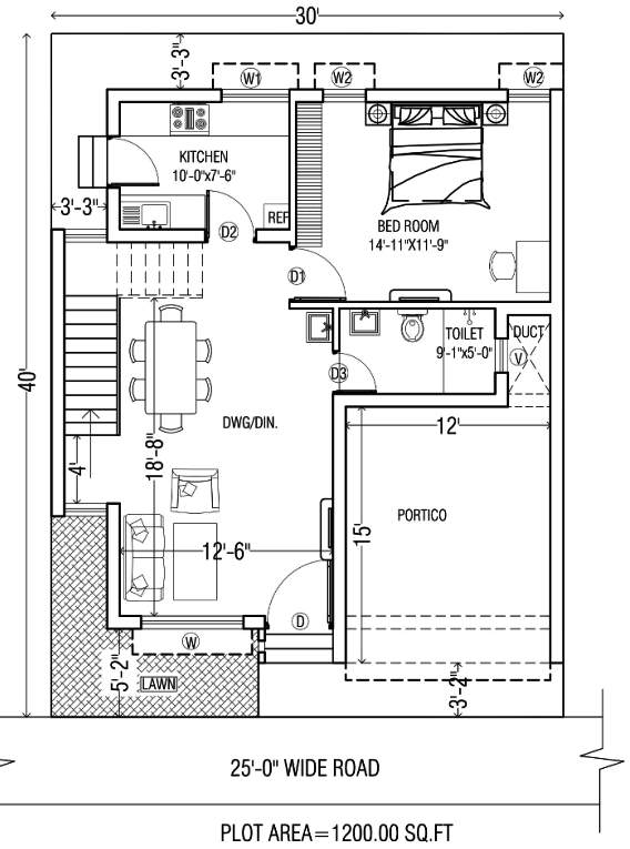 panda gatikrushna green villa Floor Plan Ground Floor Plan