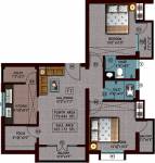 Sapthagiri Salangai Apartment (2BHK+2T (927 sq ft)   Pooja Room 927 sq ft)