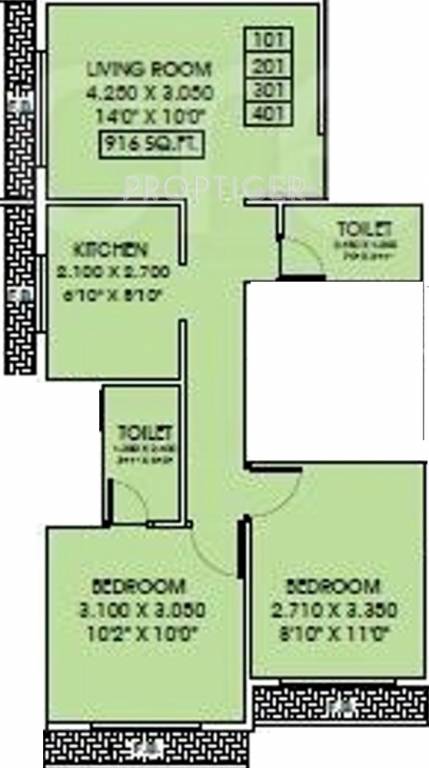 Sahil Sai Ashtavinayak Apartments (2BHK+2T (916 sq ft) 916 sq ft) Sahil Sai Ashtavinayak Apartments (2BHK+2T (916 sq ft) 916 sq ft)