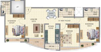 Arihant Mandapeshwar Kripa (3BHK+3T (1,465 sq ft) 1465 sq ft)