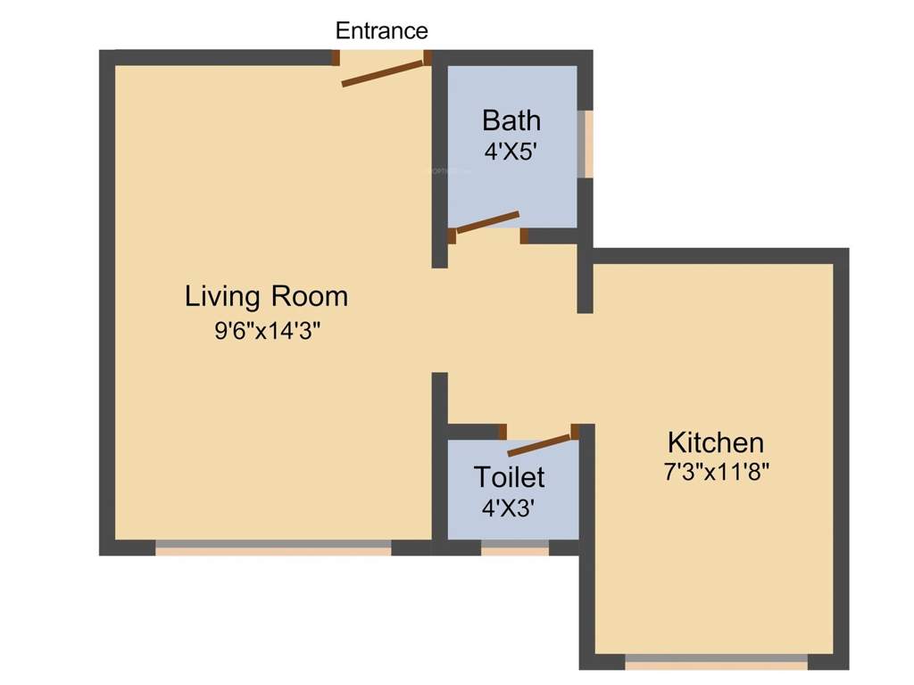 Shree Sunrise Gardens (1BHK+1T (370 sq ft) 370 sq ft)