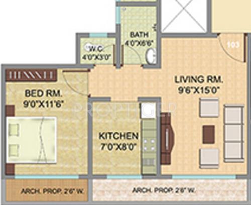 Panvelkar Campus NX (1BHK+1T (670 sq ft) 670 sq ft)