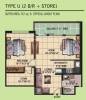 Eldeco Edge (2BHK+1T (767 sq ft) 767 sq ft)