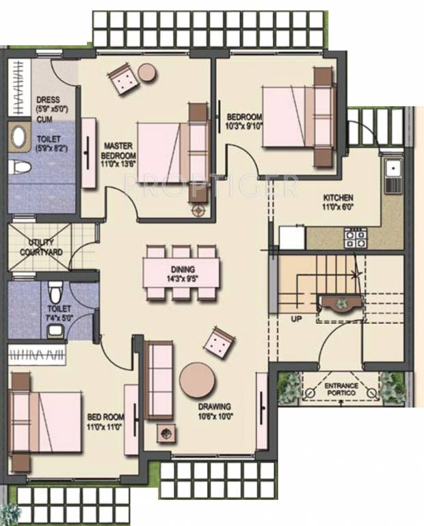 CHD Bulevar (6BHK+4T (1,300 sq ft) + Pooja Room 1300 sq ft)