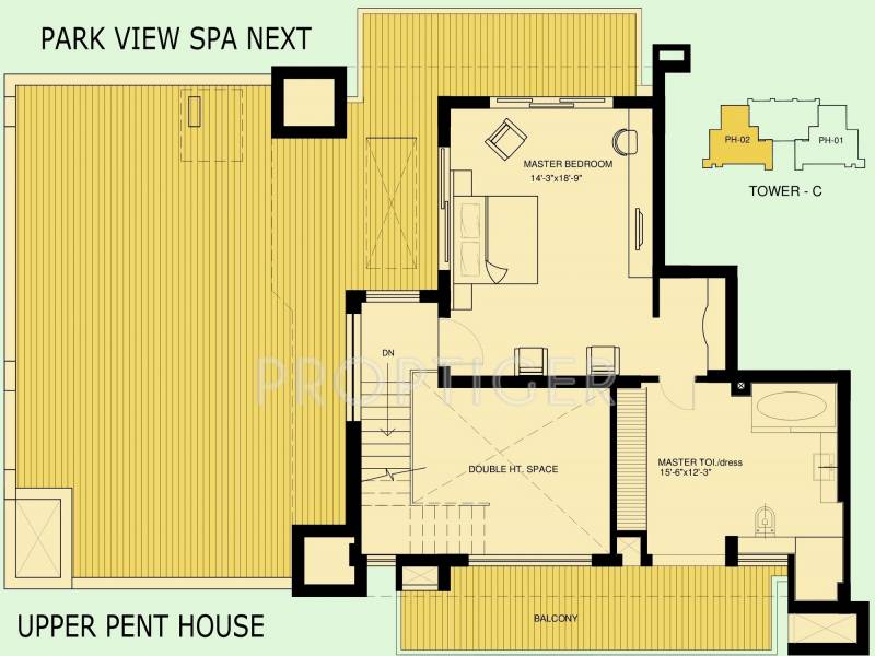Bestech Park View Spa Next (4BHK+4T (3,983 sq ft)   Servant Room 3983 sq ft)