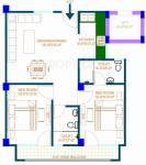 Chitransh Dreams (2BHK+2T (950 sq ft) 950 sq ft)