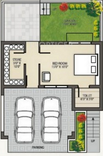 Harmony Developers Homes III Second Floor Plan (4BHK+4T)