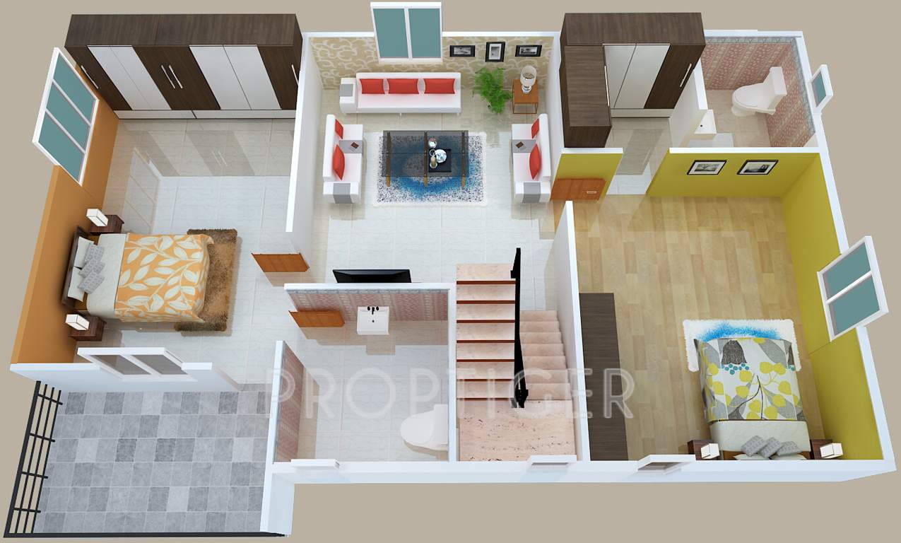 Sankalpa Green Park Villas (3BHK+3T (1,800 sq ft) 1800 sq ft)