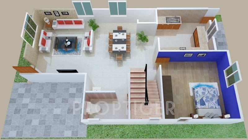 Sankalpa Green Park Villas (3BHK+3T (1,800 sq ft) 1800 sq ft)