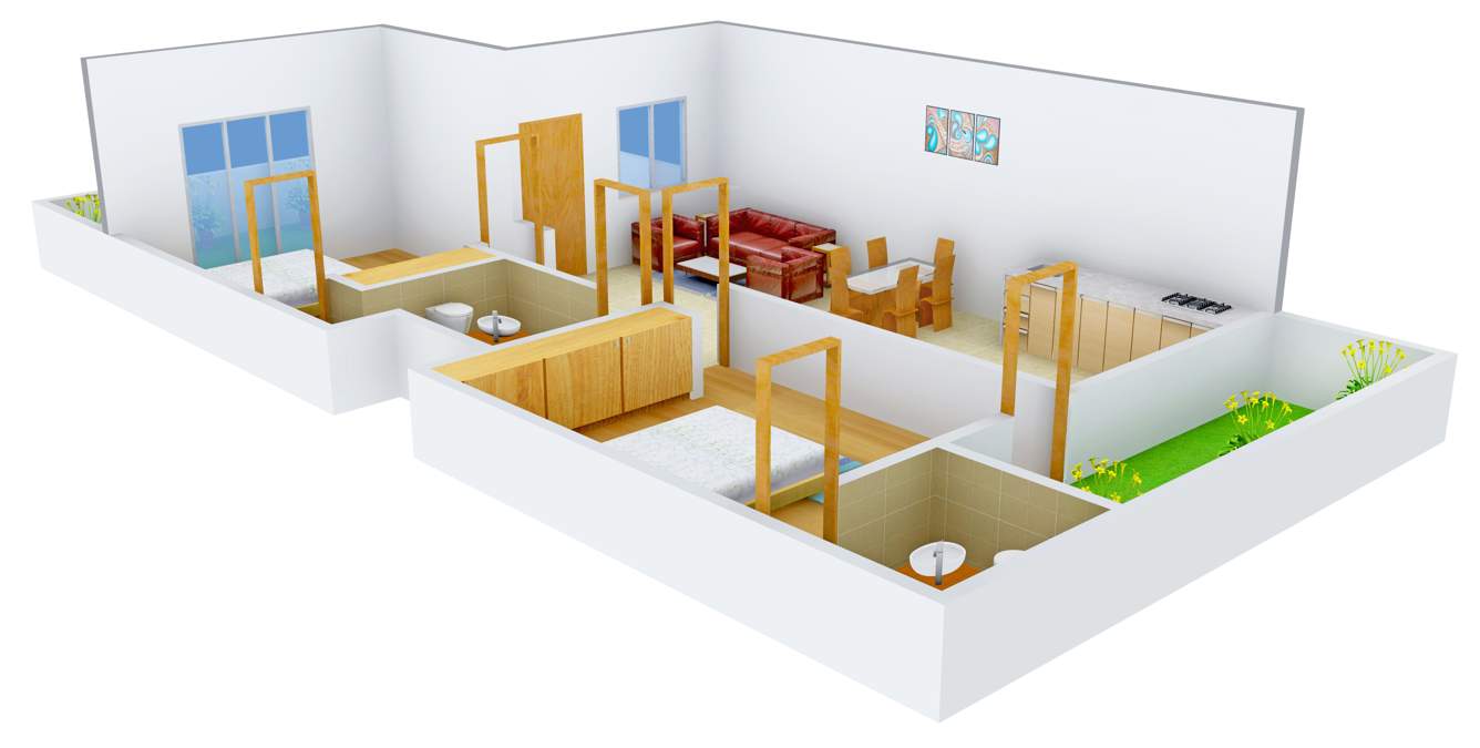 Divine Divine Villas (3BHK+3T (1,670 sq ft) 1670 sq ft)