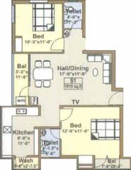 Value Vels Pride (2BHK+2T (1,010 sq ft) 1010 sq ft) Value Vels Pride (2BHK+2T (1,010 sq ft) 1010 sq ft)