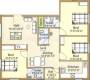 Value Vels Pride (3BHK+3T (1,236 sq ft) 1236 sq ft)