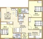 Value Vels Pride (3BHK+3T (1,236 sq ft) 1236 sq ft) Value Vels Pride (3BHK+3T (1,236 sq ft) 1236 sq ft)