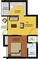 Bethel Daffodil (1BHK+1T (505 sq ft) 505 sq ft)