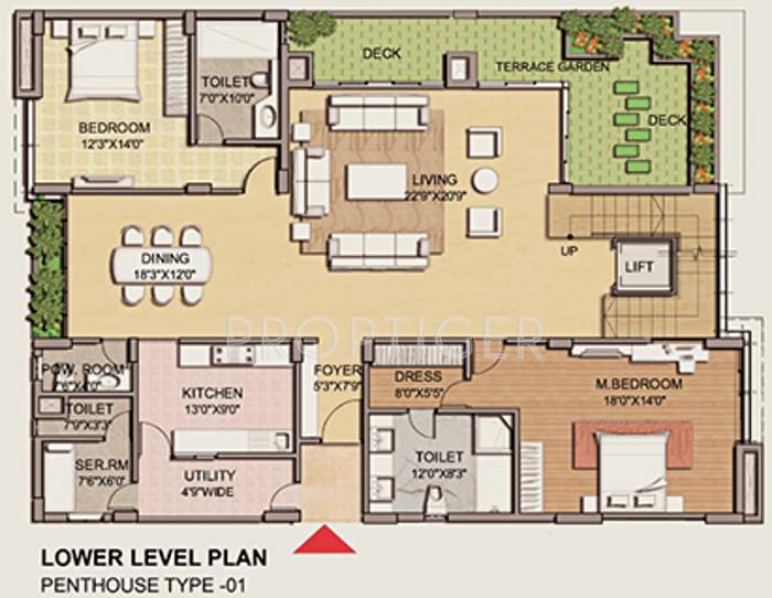 Space Aqua Beaumont (5BHK+6T (5,889 sq ft) + Servant Room 5889 sq ft)