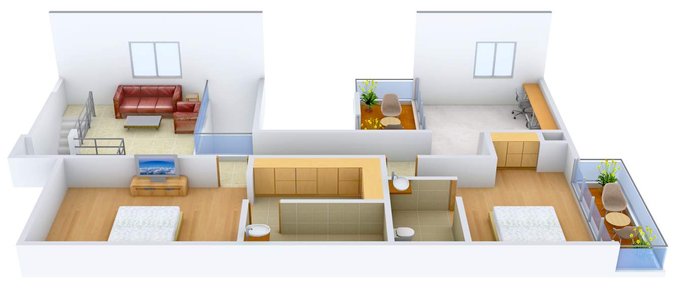 SSPDL Lakewood Enclave (3BHK+3T (2,515 sq ft)   Study Room 2515 sq ft)