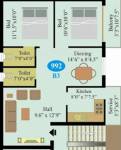 Saai Brindavanam (2BHK+2T (992 sq ft) 992 sq ft) Saai Brindavanam (2BHK+2T (992 sq ft) 992 sq ft)
