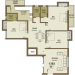 AHFL Madha Castle (3BHK+3T (1,393 sq ft) 1393 sq ft)