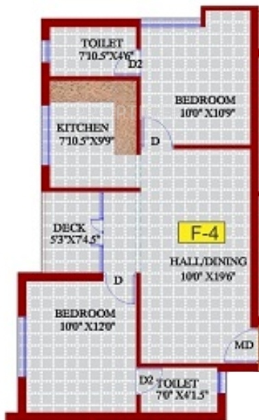 JMM Lakshmi Apartments (2BHK+2T (873 sq ft) 873 sq ft) JMM Lakshmi Apartments (2BHK+2T (873 sq ft) 873 sq ft)