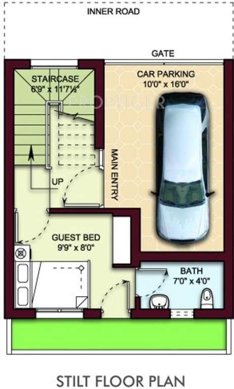 MGP Blooom Villa (3BHK+4T (1,400 sq ft) 1400 sq ft)