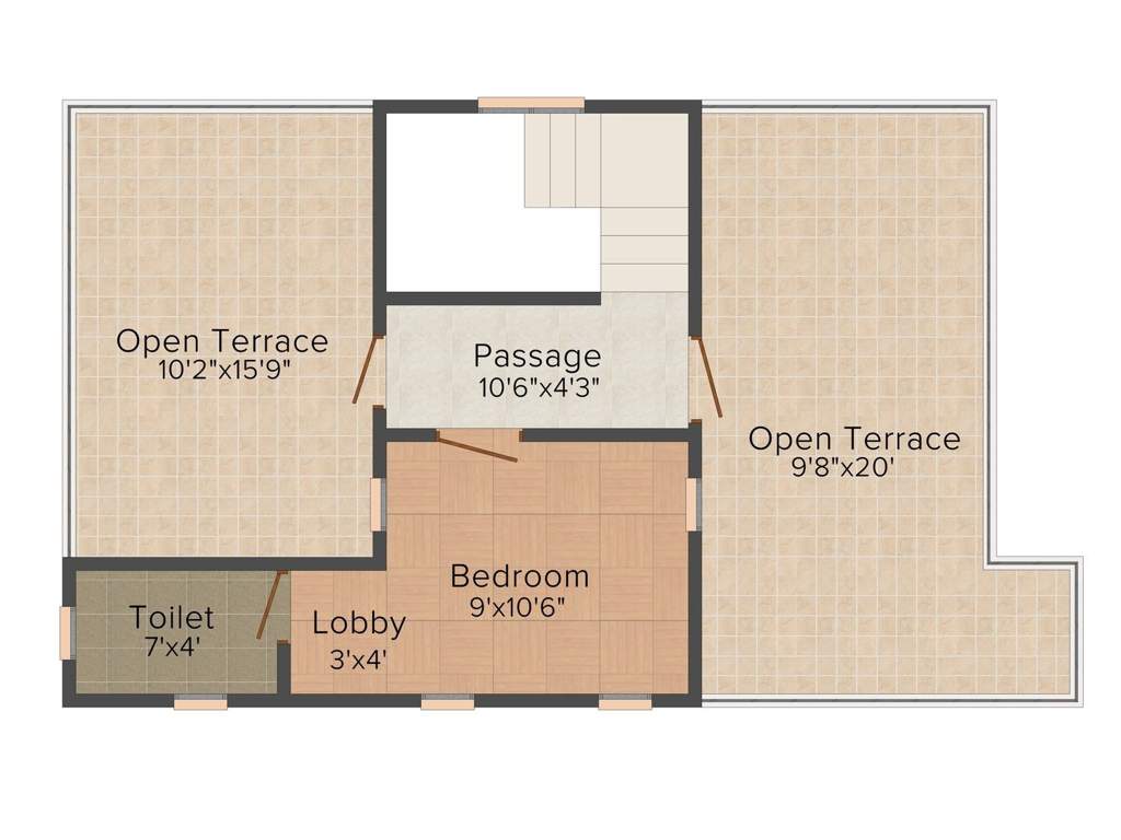 Abba Gleam Paradise (3BHK+4T (1,905 sq ft) 1905 sq ft)