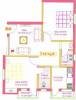 MM Lotus (2BHK+2T (745 sq ft) 745 sq ft)