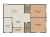 Shuvam Satyam Royale (2BHK+2T (1,240 sq ft) 1240 sq ft)