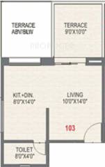 Rama Capriccio Phase II (1BHK+1T (507 sq ft) 507 sq ft)