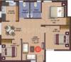 Sanjai Rajivs Paradise (3BHK+2T (1,105 sq ft) 1105 sq ft)