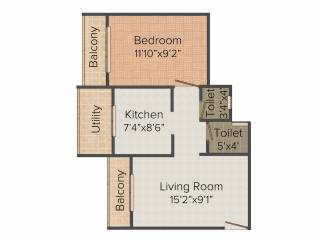 Rohan ZP Hills (1BHK+1T (646 sq ft) 646 sq ft) Rohan ZP Hills (1BHK+1T (646 sq ft) 646 sq ft)