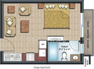 APTP Neemrana Heights (1BHK+1T (430 sq ft) 430 sq ft)