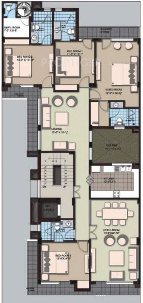 Shalimar Retreat (4BHK+4T (2,200 sq ft) 2200 sq ft)