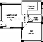 Thilaga Prathamika (1BHK+1T (432 sq ft) 432 sq ft)