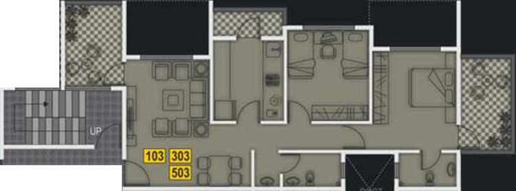 Vastukalp 9 Avenues (2BHK+2T (948 sq ft) 948 sq ft) Vastukalp 9 Avenues (2BHK+2T (948 sq ft) 948 sq ft)