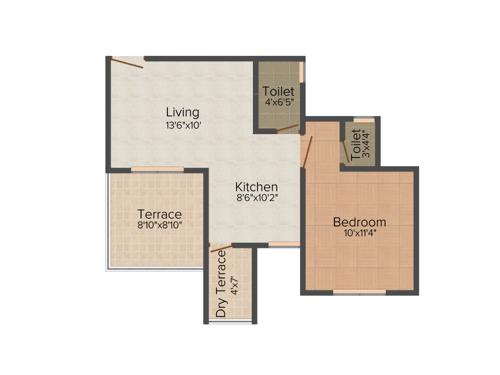 Bhalachandra Avenns (1BHK+2T (613 sq ft) 613 sq ft) Bhalachandra Avenns (1BHK+2T (613 sq ft) 613 sq ft)