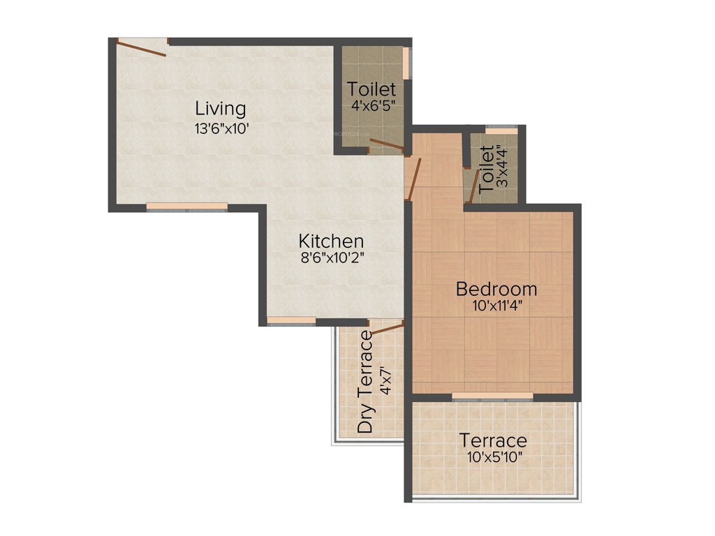 Bhalachandra Avenns (1BHK+2T (639 sq ft) 639 sq ft)