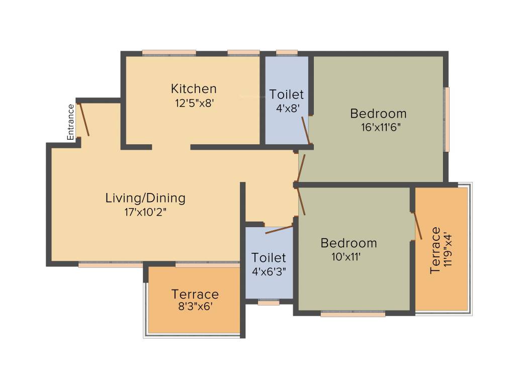 DNV Elite Gardens (2BHK+2T (1,000 sq ft) 1000 sq ft) DNV Elite Gardens (2BHK+2T (1,000 sq ft) 1000 sq ft)