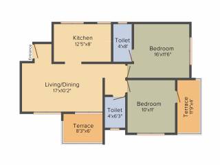 DNV Elite Gardens (2BHK+2T (1,000 sq ft) 1000 sq ft) DNV Elite Gardens (2BHK+2T (1,000 sq ft) 1000 sq ft)