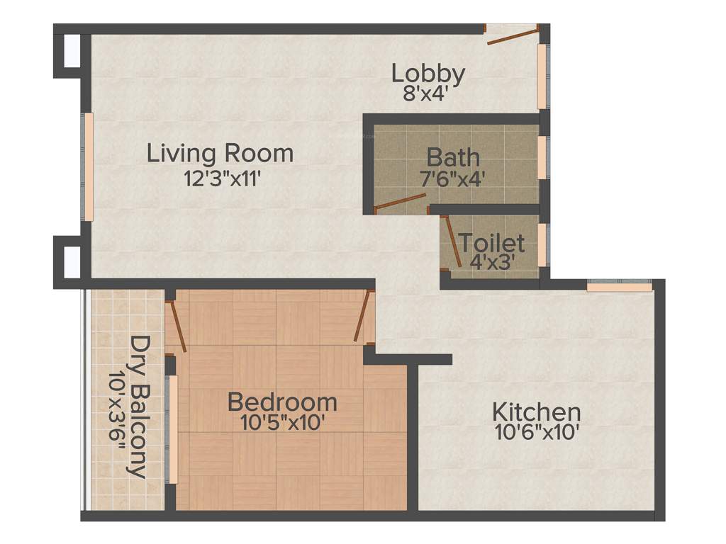 Avani Bhoomi Enclave (1BHK+1T (600 sq ft) 600 sq ft)