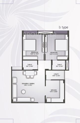 Satva Satva II (2BHK+2T (1,170 sq ft) 1170 sq ft) Satva Satva II (2BHK+2T (1,170 sq ft) 1170 sq ft)