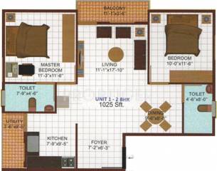 Nishitas Siri Meridian (2BHK+2T (1,025 sq ft) 1025 sq ft) Nishitas Siri Meridian (2BHK+2T (1,025 sq ft) 1025 sq ft)