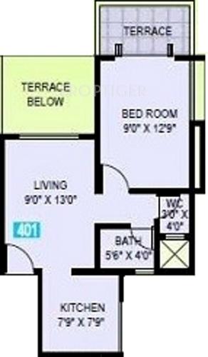 Venktesha Golden Dreams (1BHK+1T (520 sq ft) 520 sq ft) Venktesha Golden Dreams (1BHK+1T (520 sq ft) 520 sq ft)
