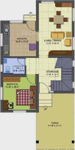 Pricol Sarva Mangal (2BHK+2T (1,292 sq ft) 1292 sq ft)