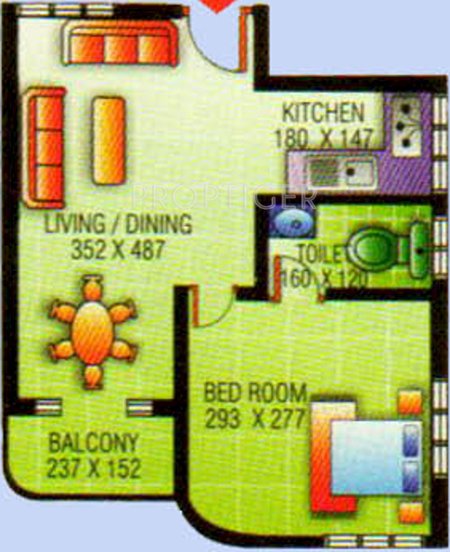 Inland Naladham (1BHK+1T (550 sq ft) 550 sq ft) Inland Naladham (1BHK+1T (550 sq ft) 550 sq ft)