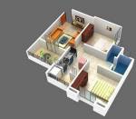 Diamond White Stone (2BHK+2T (766 sq ft) 766 sq ft) Diamond White Stone (2BHK+2T (766 sq ft) 766 sq ft)