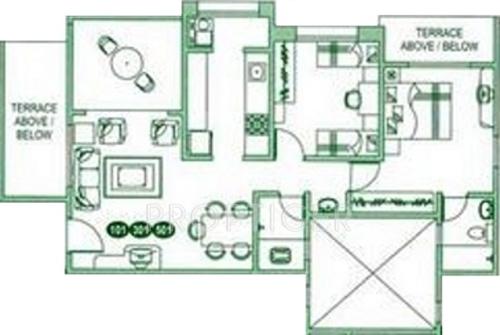 Surana Marigold Avenue (1BHK+1T (650 sq ft) 650 sq ft)